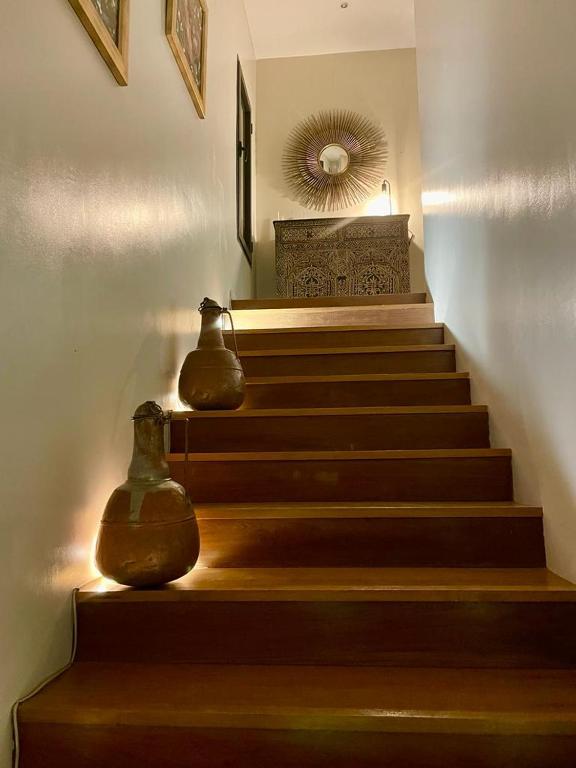 Villa Yemaya stairway — sovereign presence